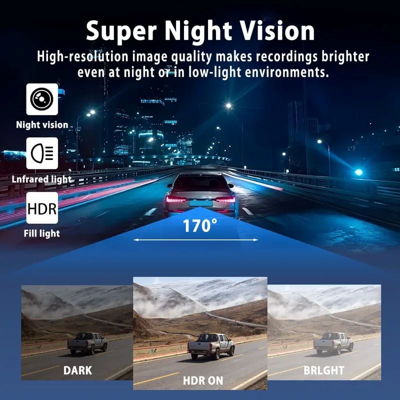 Full View Dashcam-system til bilen