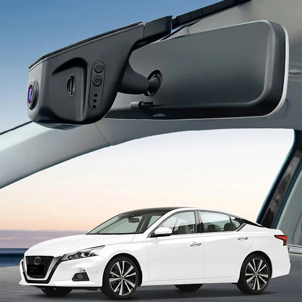 Caméra de tableau de bord WiFi 4K pour voiture avec moniteur de stationnement