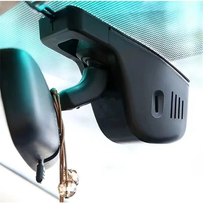 Caméra de tableau de bord WiFi 4K pour voiture avec moniteur de stationnement