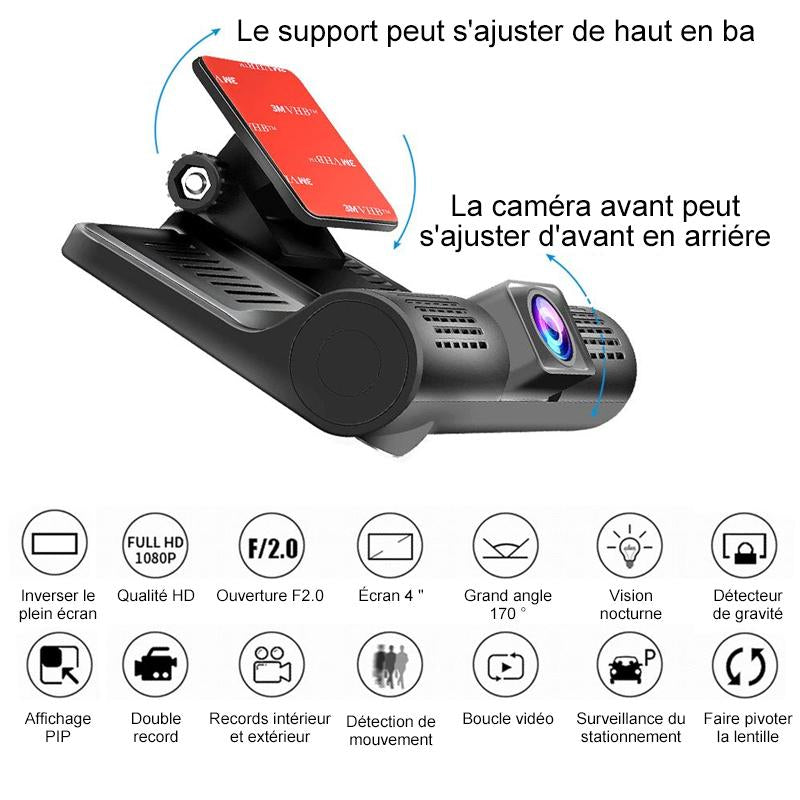 Camera auto cu 3 lentile HD