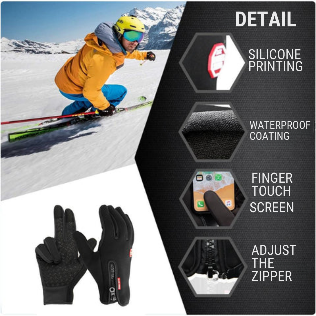 Beheizte Winterhandschuhe zum Radfahren und Skifahren
