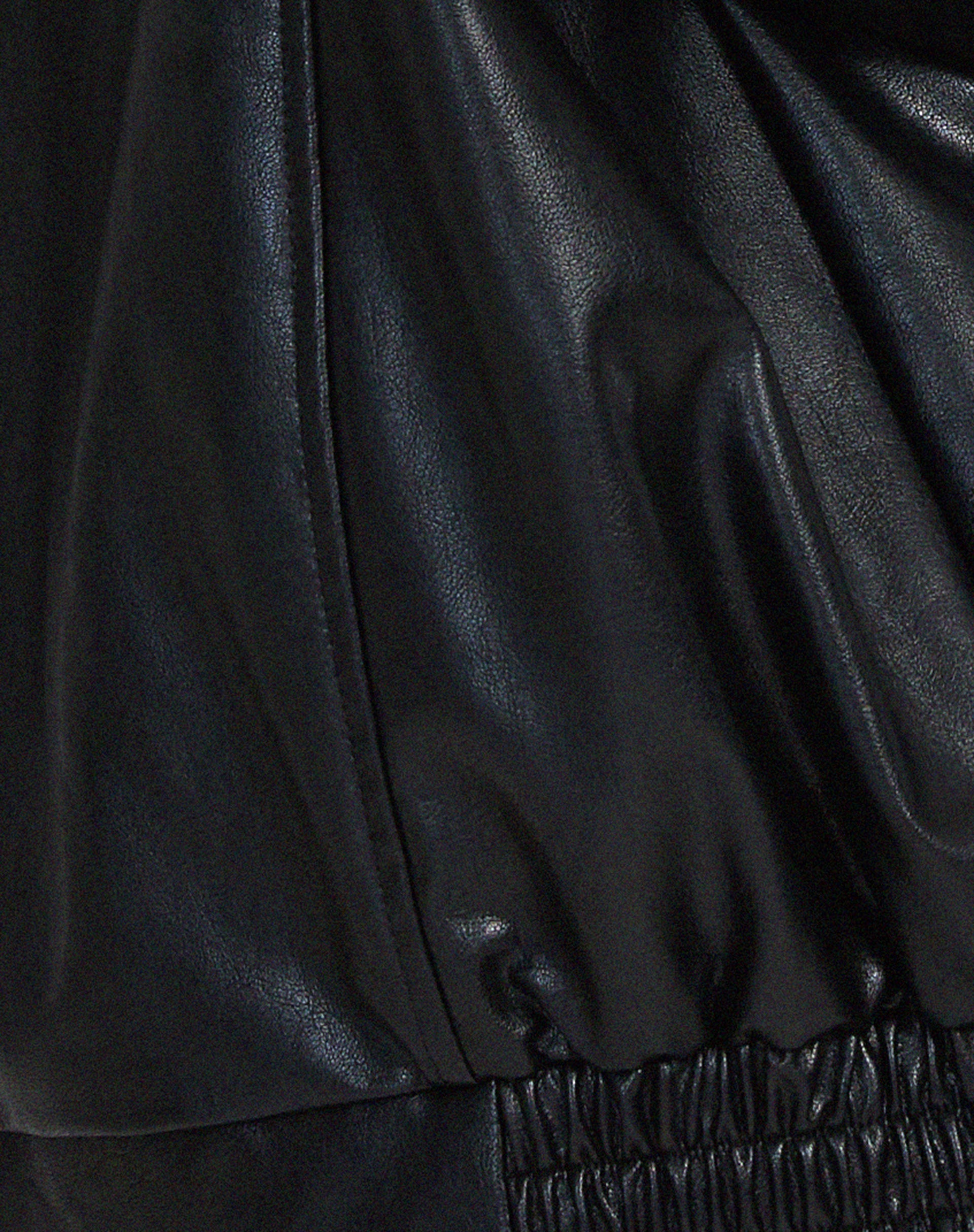Chaqueta bomber oversize de PU - Marrón oscuro estilo urbano