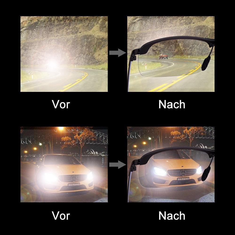 Automatiske farveskiftende polariserede briller