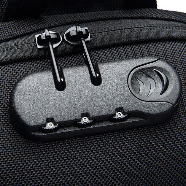 Diebstahlsichere Crossbody-Tasche | Sicherheits-Sling-Rucksack mit USB-Ladeanschluss