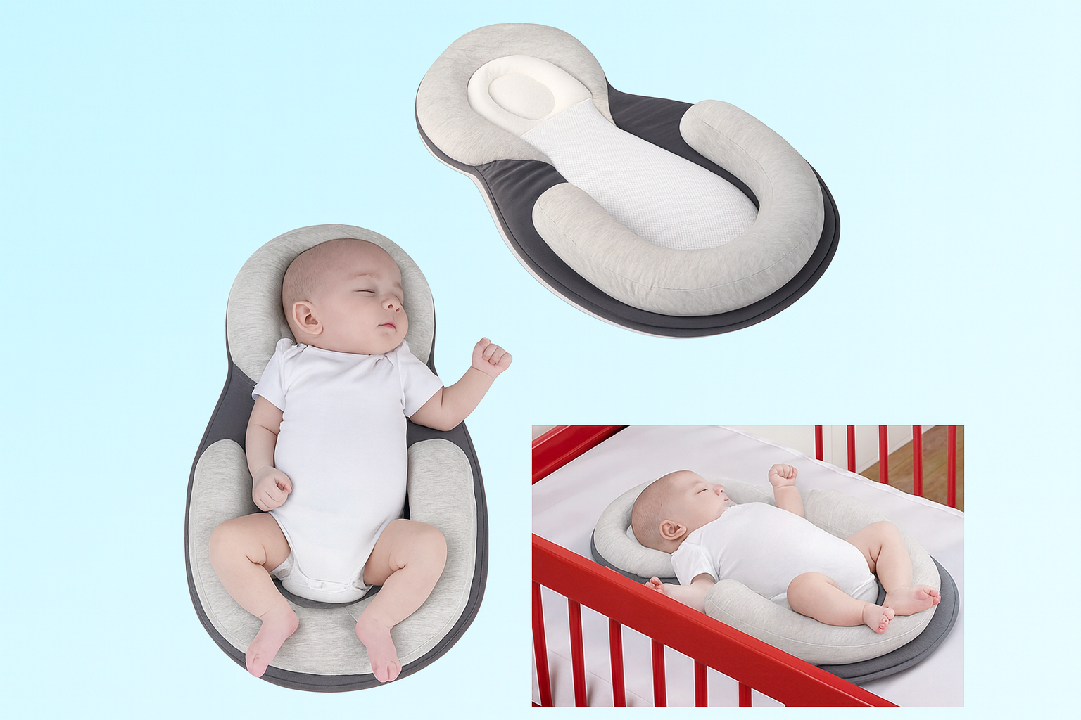 Cuib ergonomic pentru bebeluși