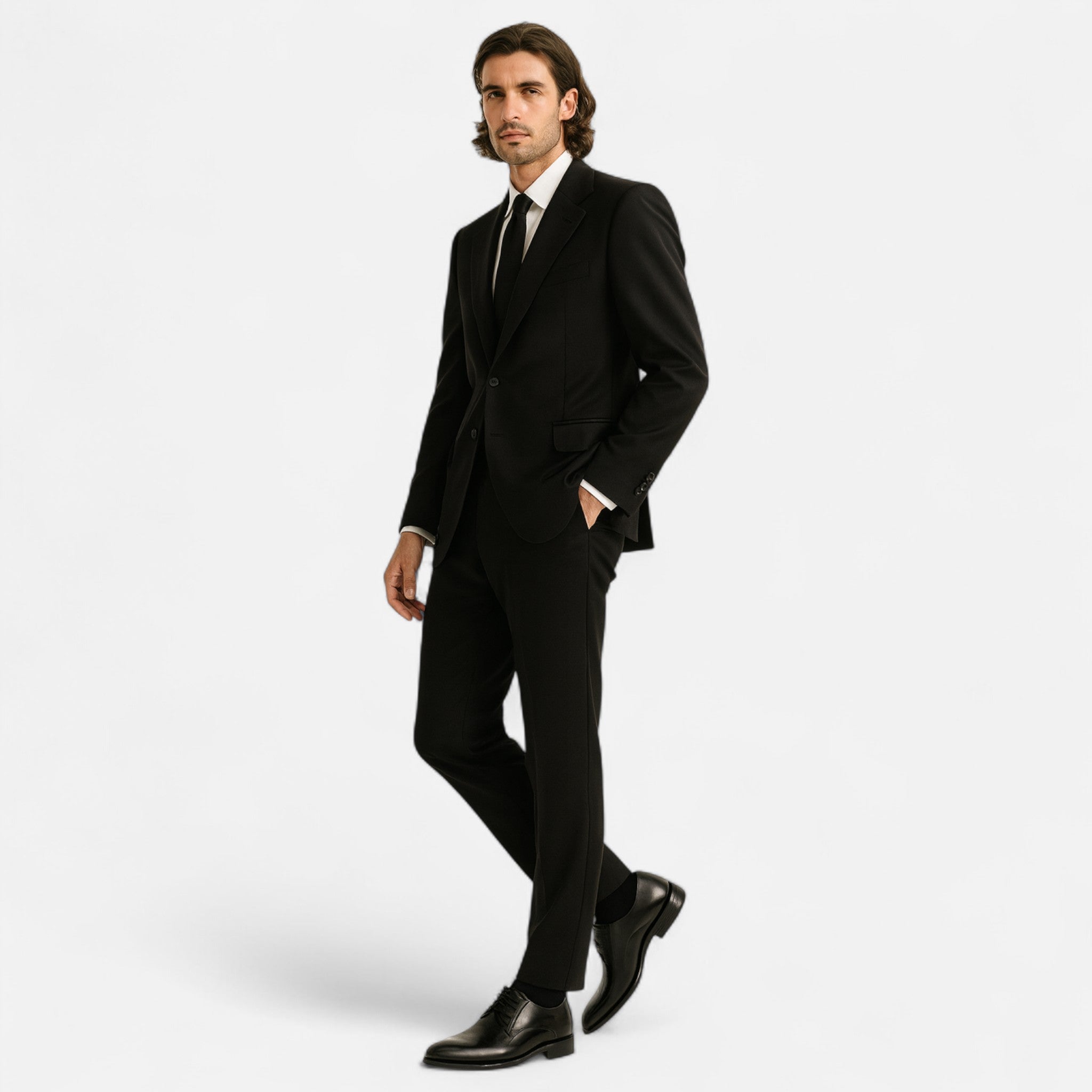 Elegante klassiske sommersko med snørebånd til mænd