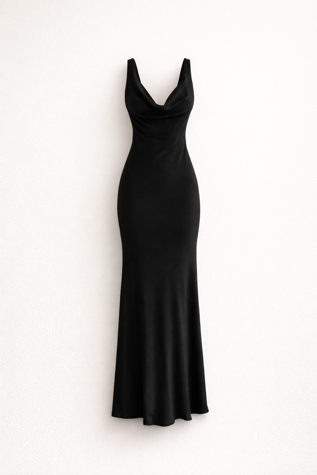 Vestido maxi elegante para mulher com racha e corte justo