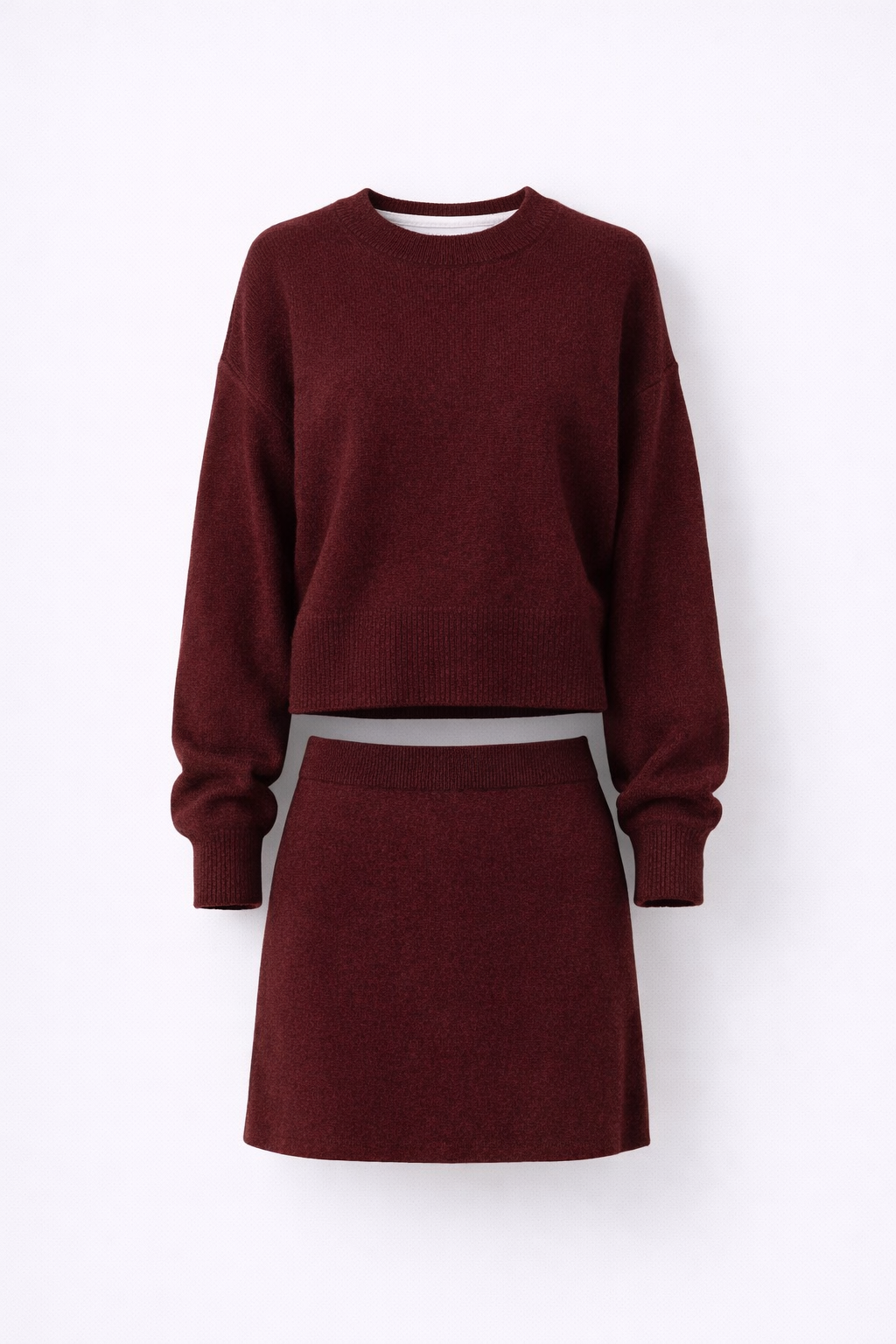 Nicole | Completo a Maglia Autunnale a Due Pezzi