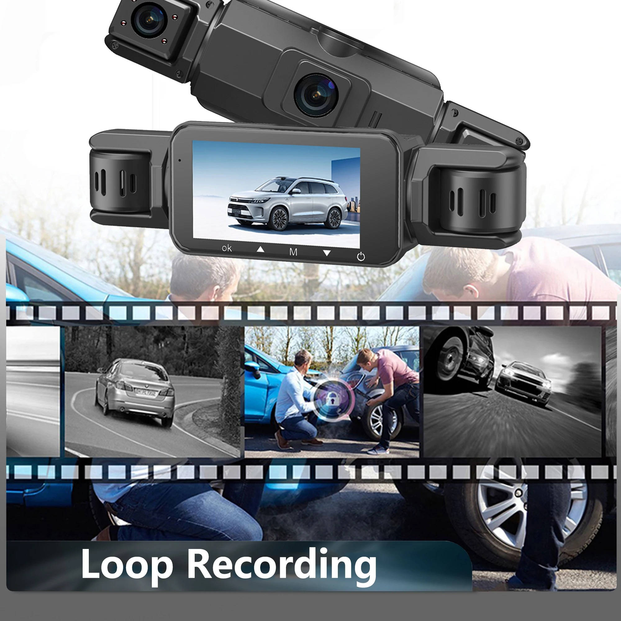 Comprehensive Wireless Car Dash Cam System with Night Vision & 4 Cameras for Ultimate Vehicle Security 6