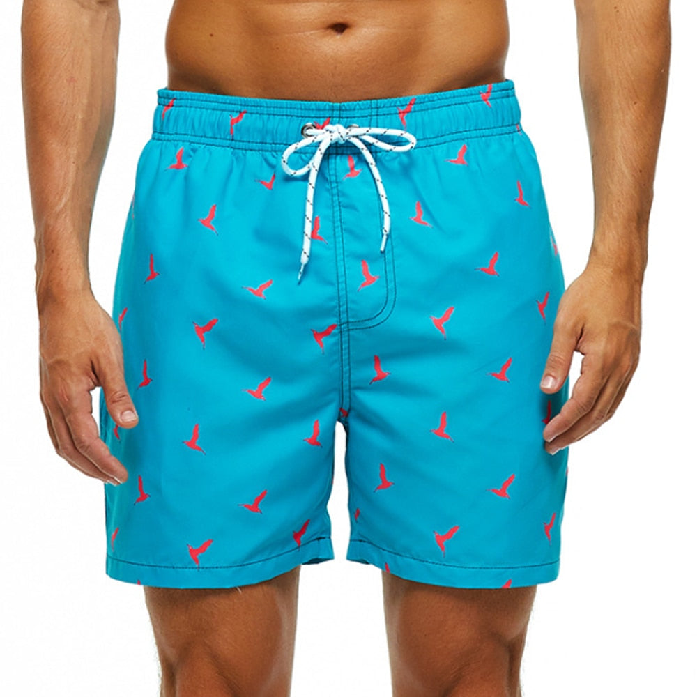 Quick-drying men's swim shorts for summer