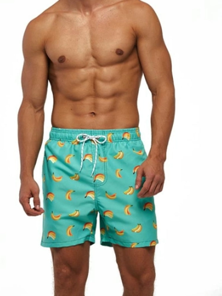Quick-drying men's swim shorts for summer