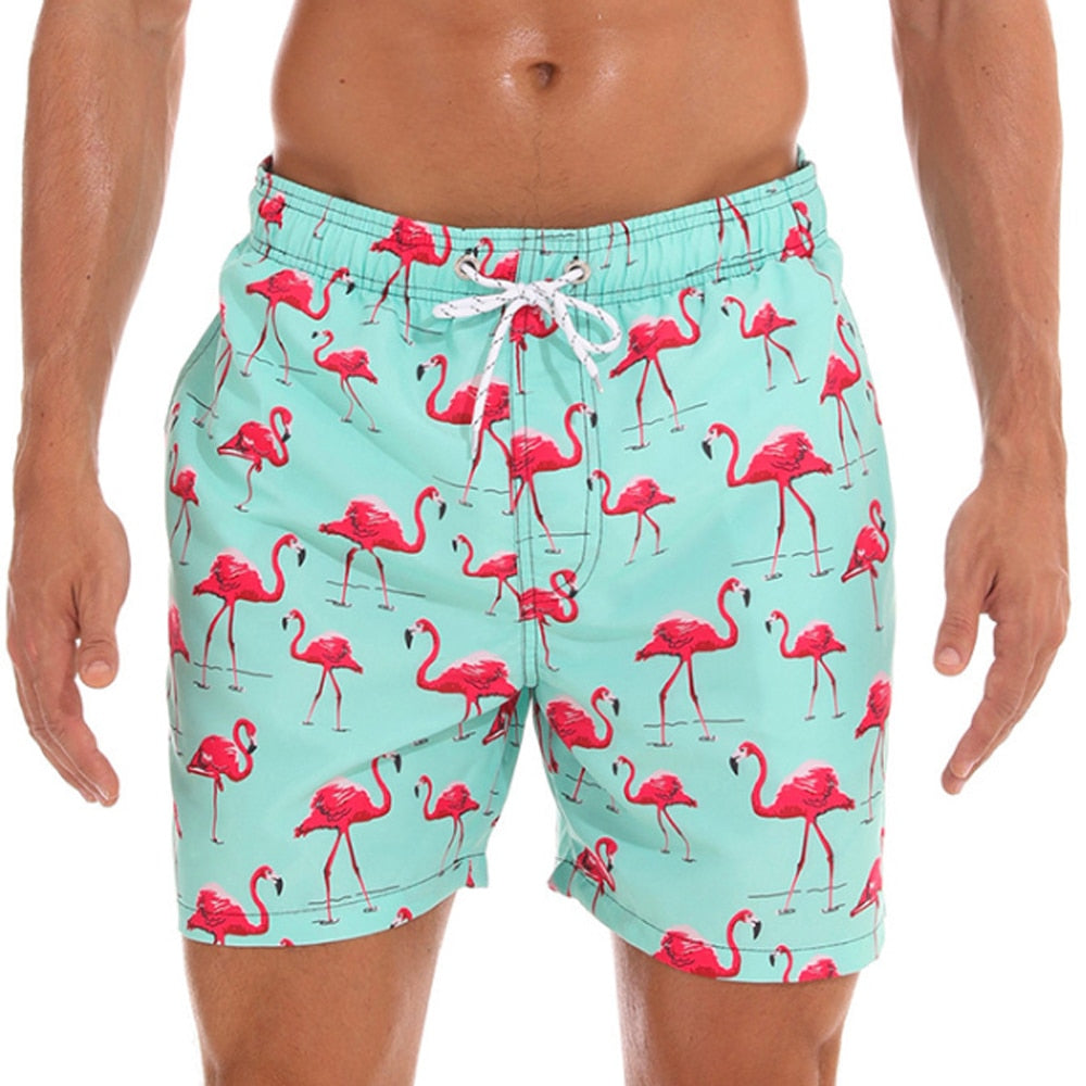 Quick-drying men's swim shorts for summer