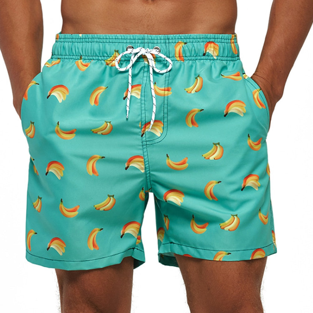 Quick-drying men's swim shorts for summer