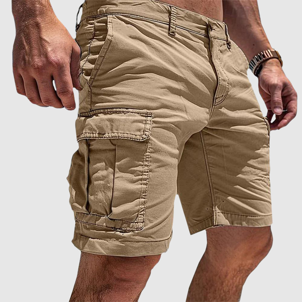 Cargo-Shorts mit mehreren Taschen für Herren – Gerade Beinform