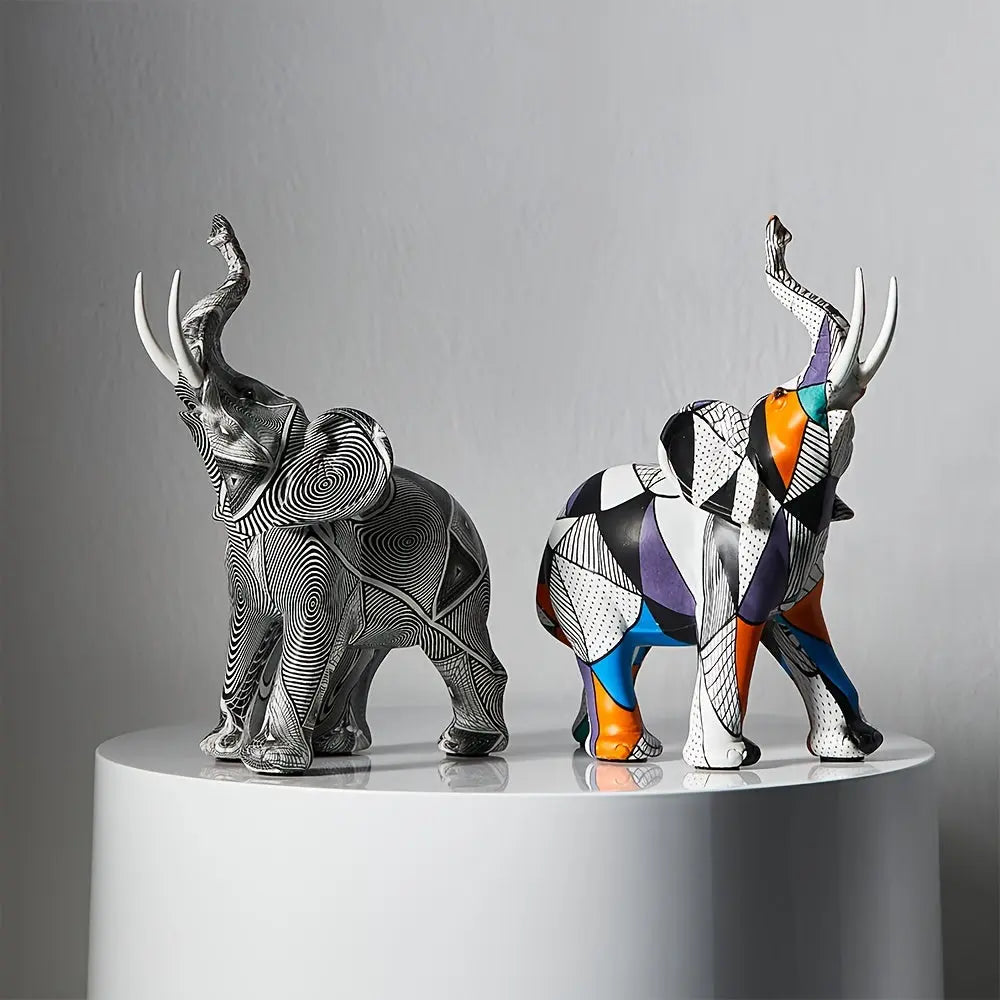 Mosaic Majesty Elephant Figurine Inovessa