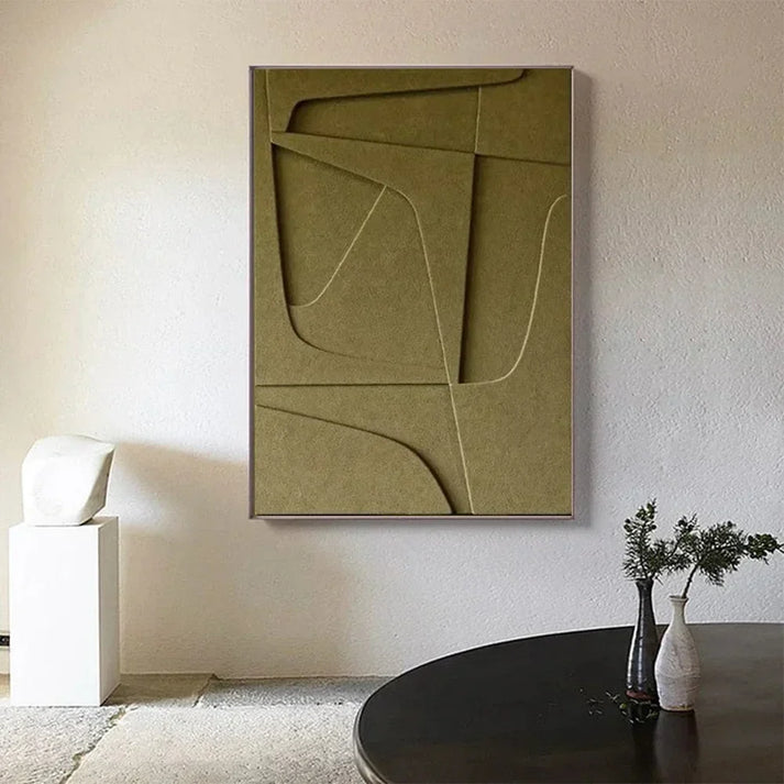 Abstract canvas wall decoration