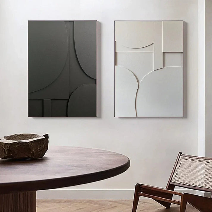 Abstract canvas wall decoration