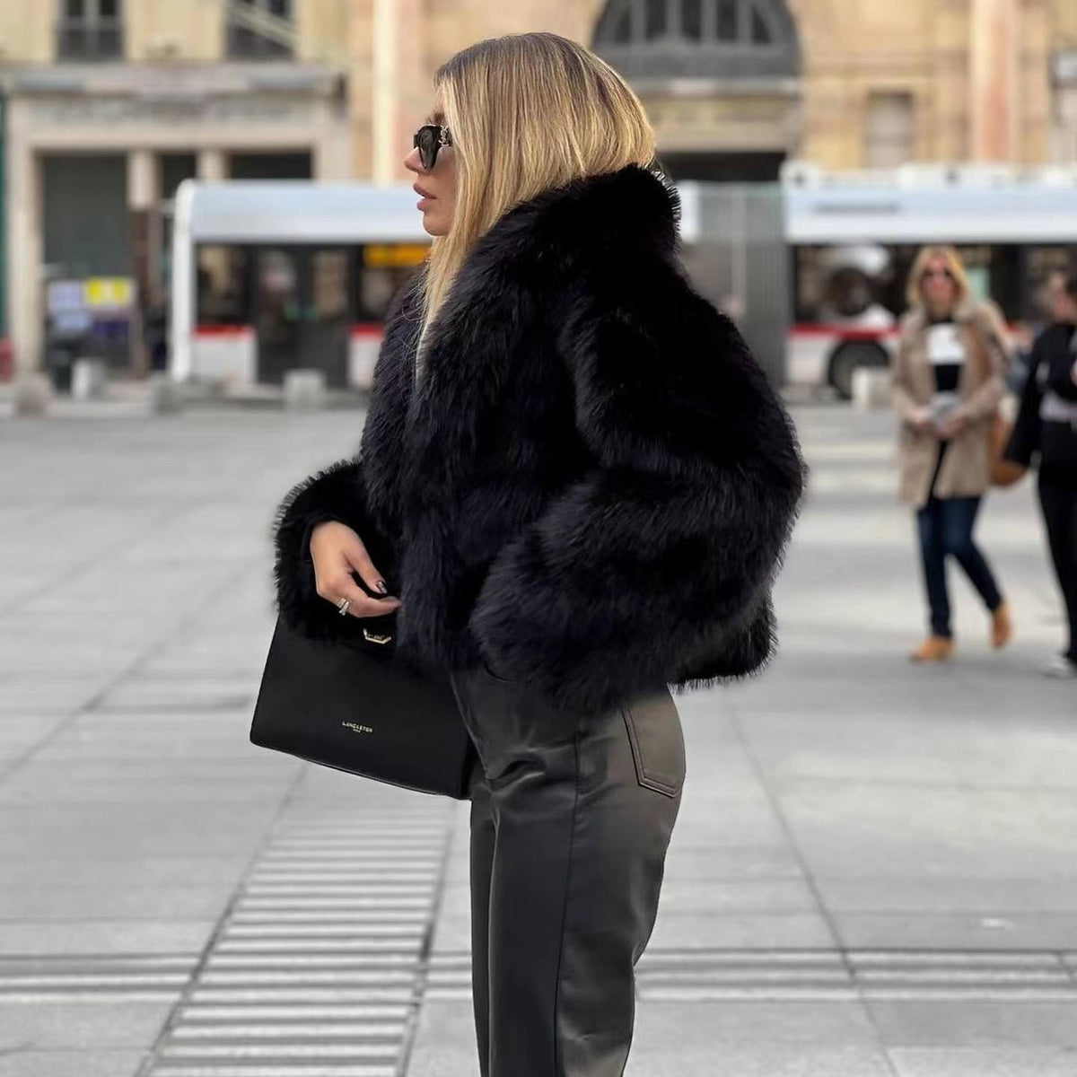 Dámská zimní bunda | Elegantní design | Měkký vzhled umělé kožešiny