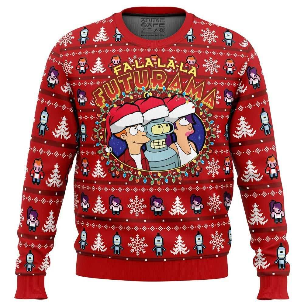 Funny, ugly Christmas sweater - long-sleeved men's sweater with a funny design