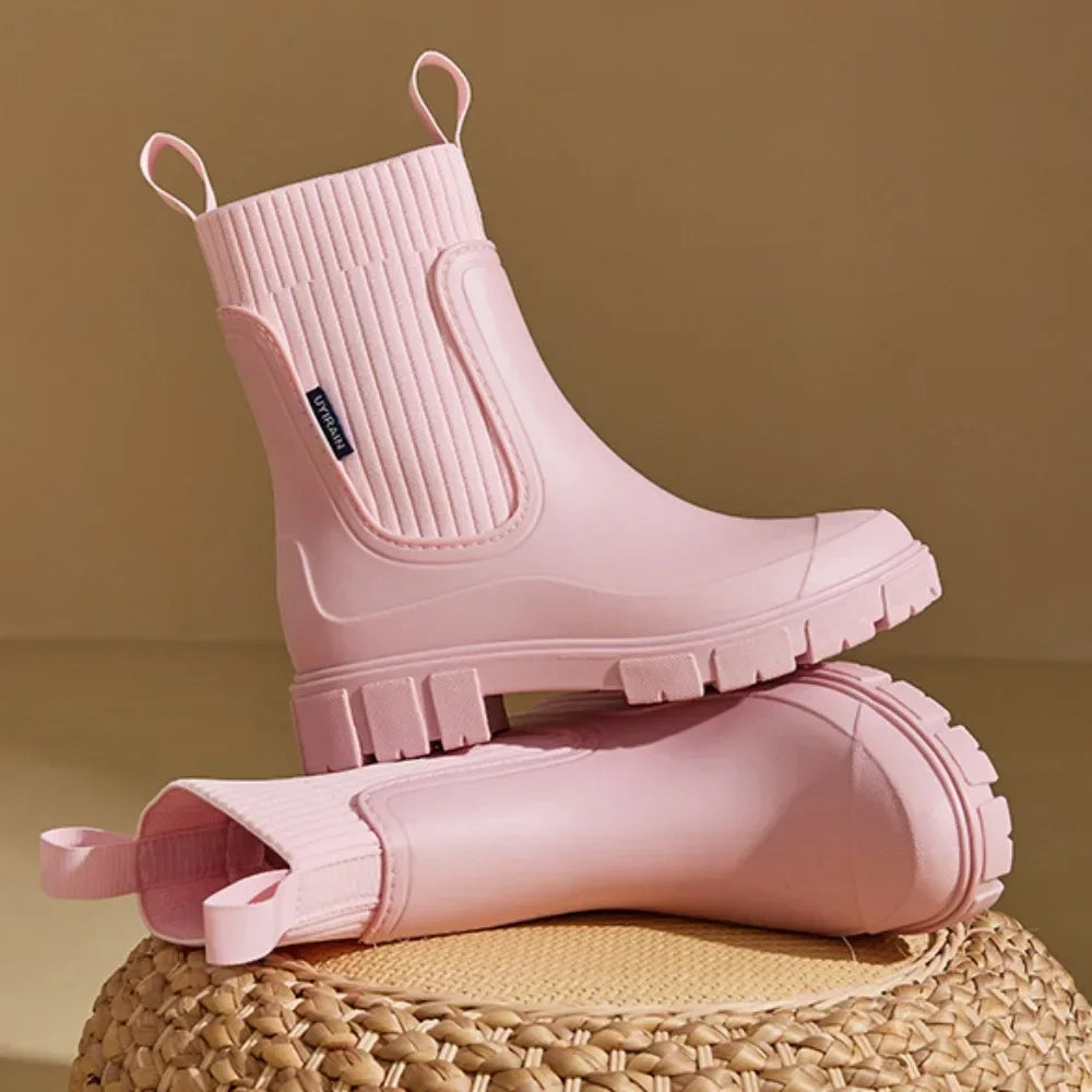 Chaussures de pluie imperméables basses pour femmes
