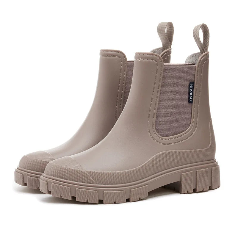 Chaussures de pluie imperméables basses pour femmes
