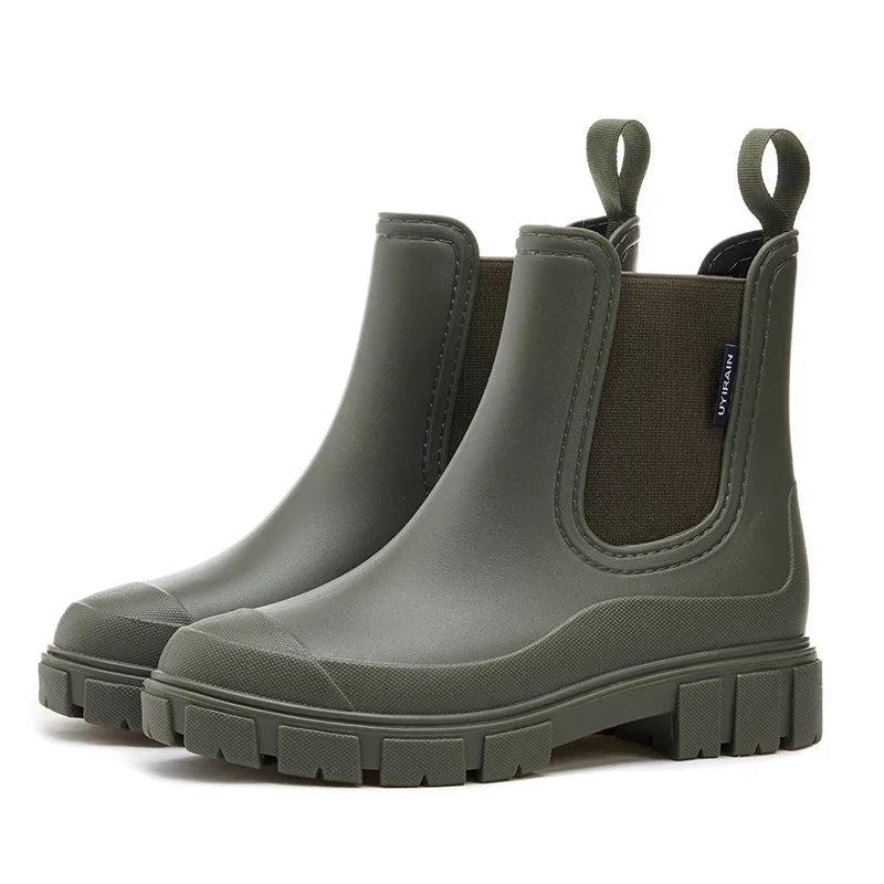 Chaussures de pluie imperméables basses pour femmes