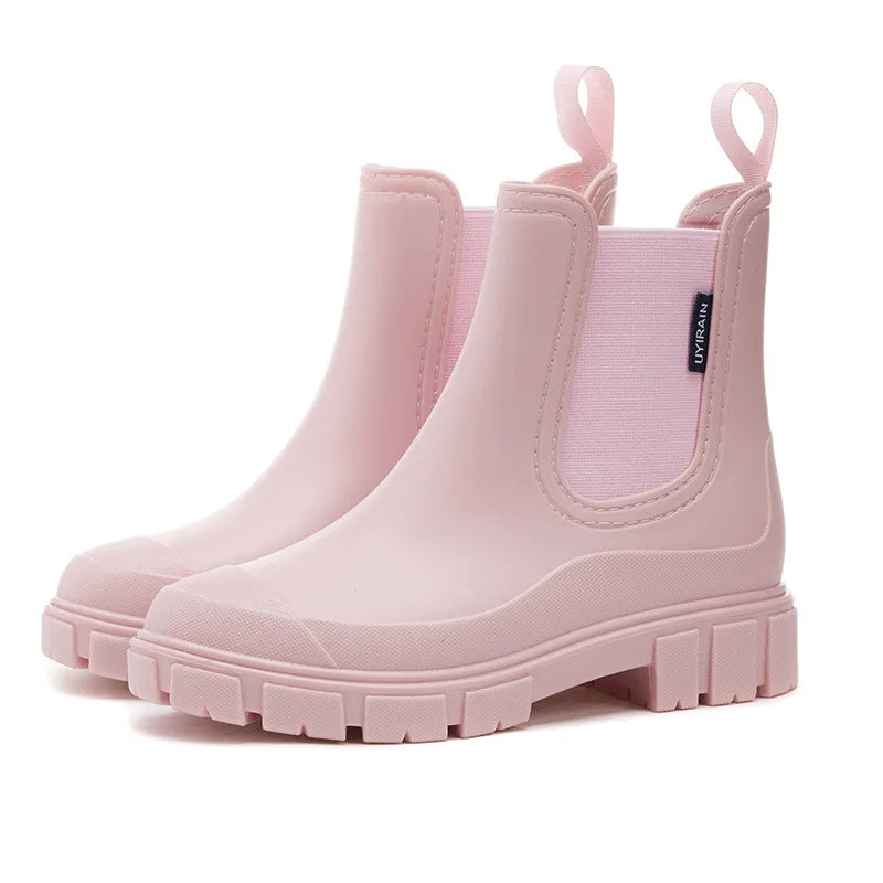 Chaussures de pluie imperméables basses pour femmes