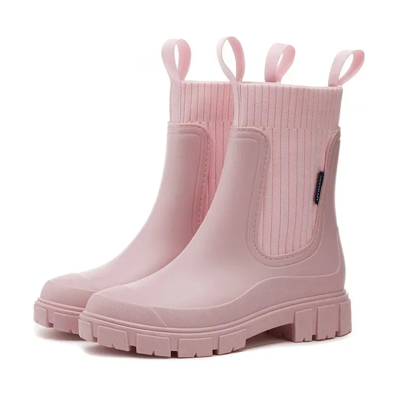 Chaussures de pluie imperméables basses pour femmes