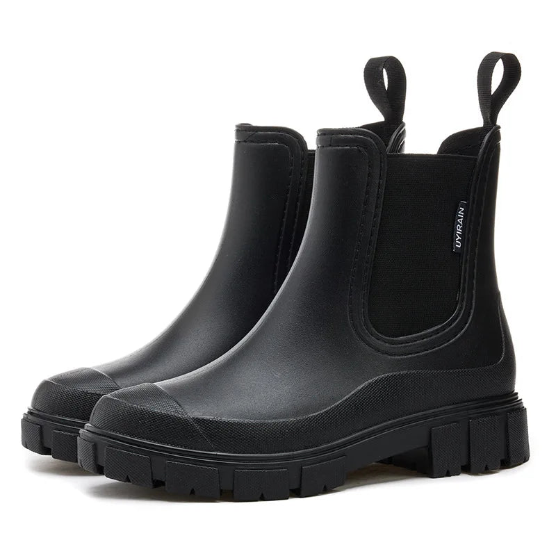 Chaussures de pluie imperméables basses pour femmes