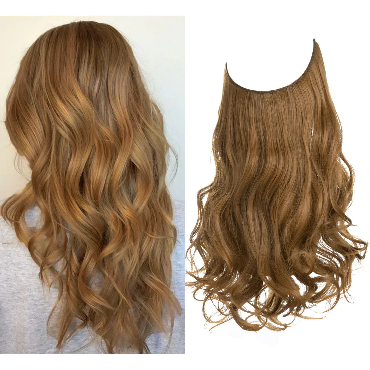 Premium Extensions af ægte hår | 100% REMY-kvalitet | Sømløs volumen & længde | Naturlig glans | Varmebestandig & holdbar