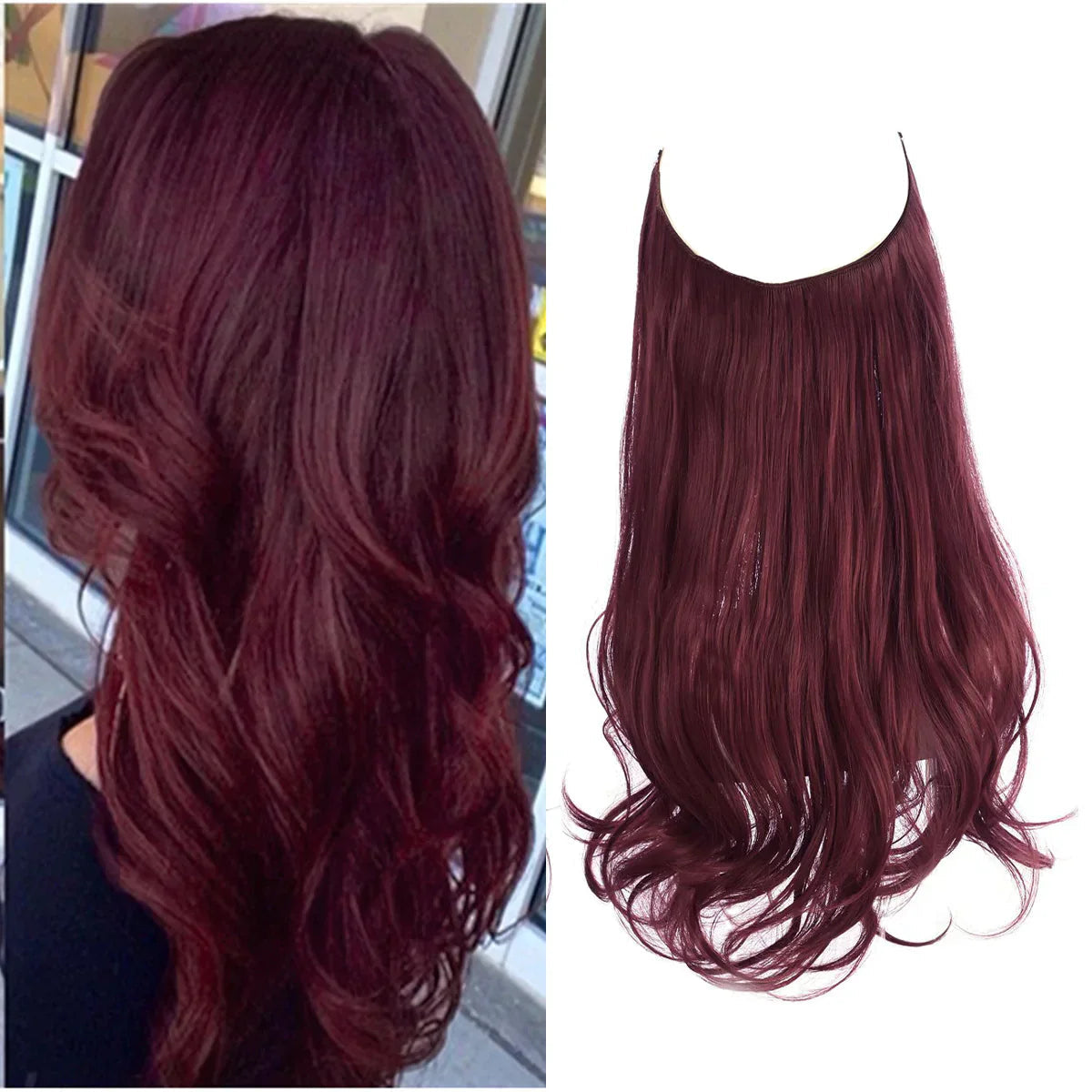 Premium Extensions af ægte hår | 100% REMY-kvalitet | Sømløs volumen & længde | Naturlig glans | Varmebestandig & holdbar