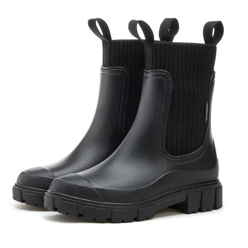 Chaussures de pluie imperméables basses pour femmes