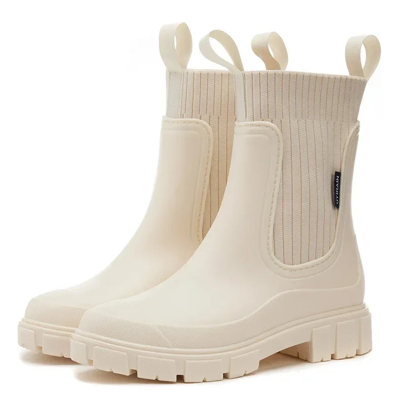 Chaussures de pluie imperméables basses pour femmes