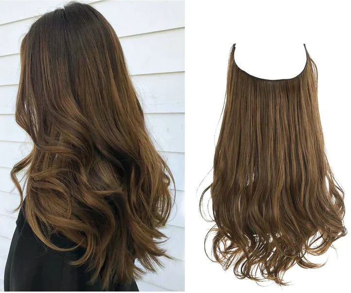 Premium Extensions af ægte hår | 100% REMY-kvalitet | Sømløs volumen & længde | Naturlig glans | Varmebestandig & holdbar