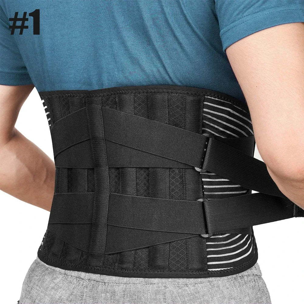 Cintura regolabile di supporto per la schiena per il comfort quotidiano – Supporto lombare ergonomico per il lavoro, il fitness e la vita di tutti i giorni