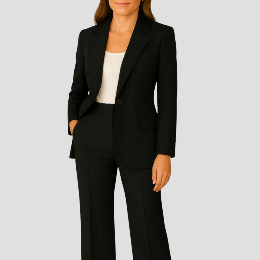 Costum elegant două piese pentru femei, pentru birou și petrecere