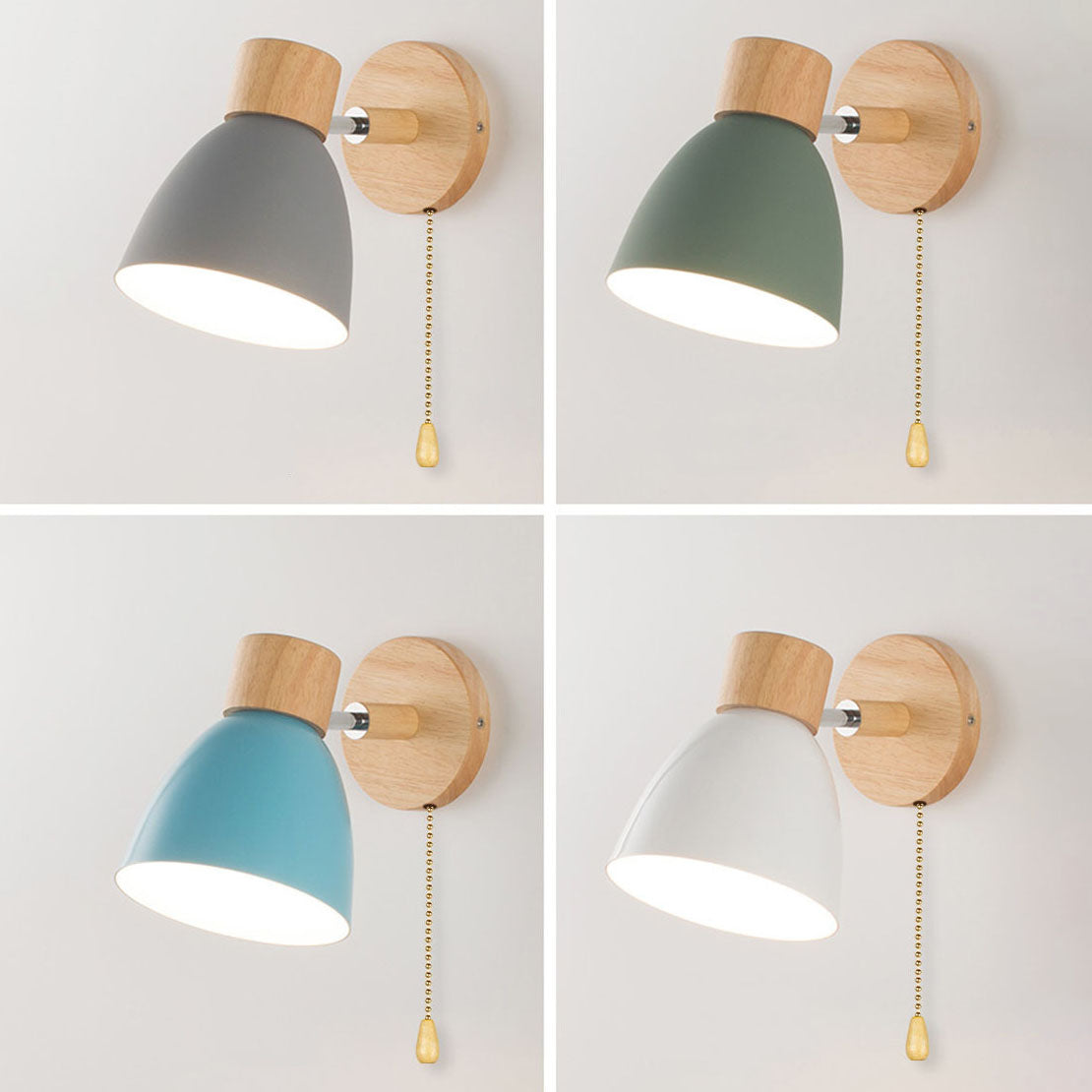 WoodenCone | Elegant Modern Minimalist LED Wall Sconce Lighting 6