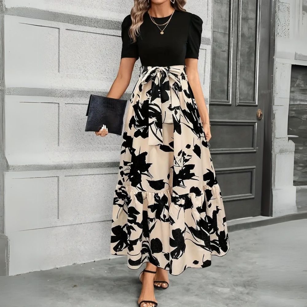 Hannah - Elegancka sukienka maxi