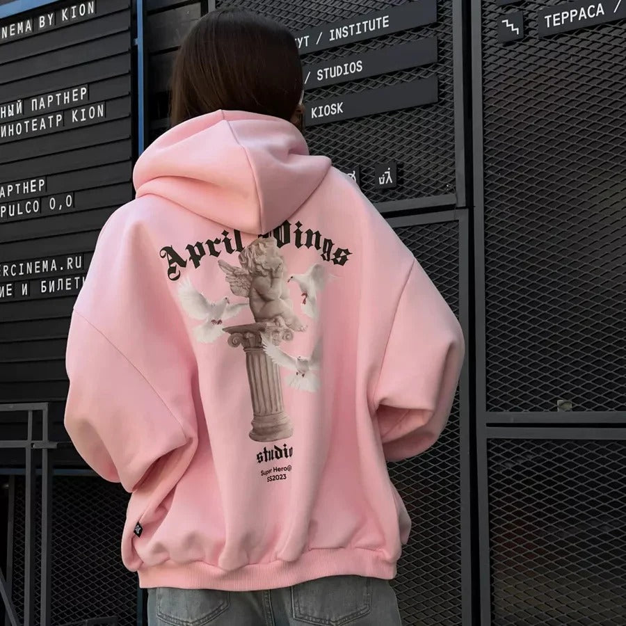 Sudadera Oversized Gráfica para Mujer | Casual y Cómoda