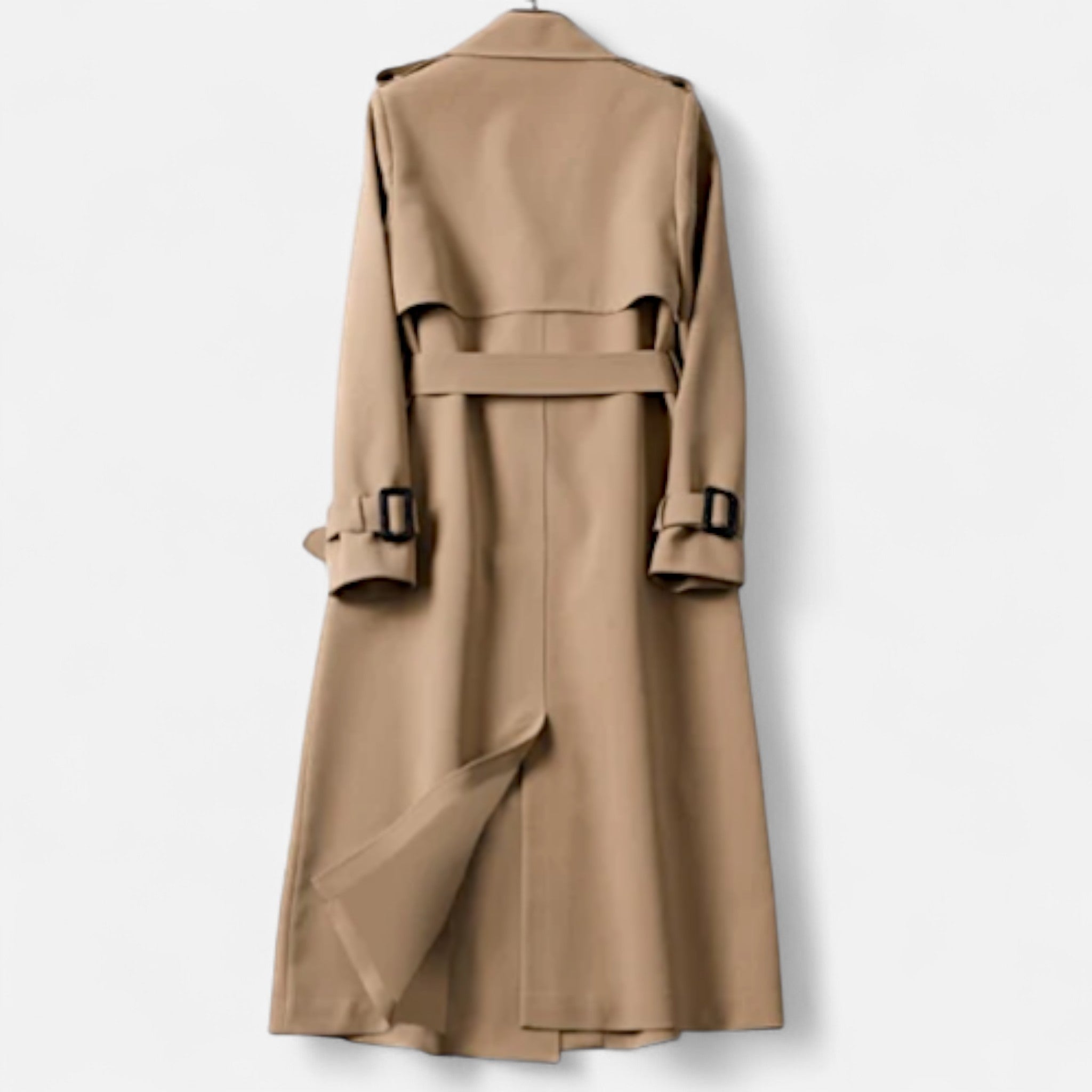 Vintage trenchcoat til kvinder med ikonisk moderne snit