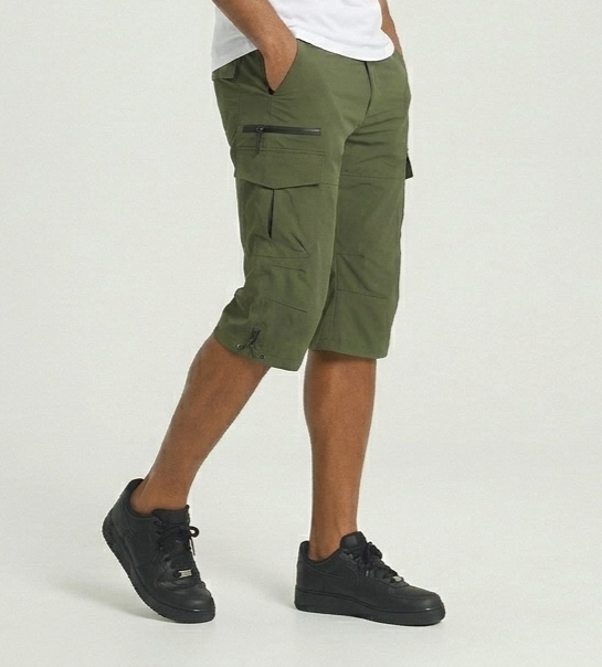 Cargoshorts til mænd med flere lommer