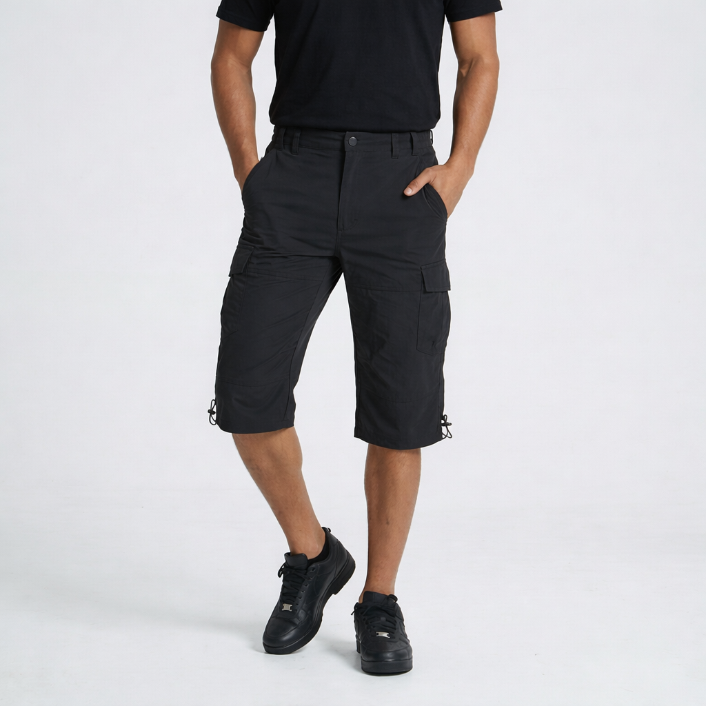 Cargoshorts til mænd med flere lommer