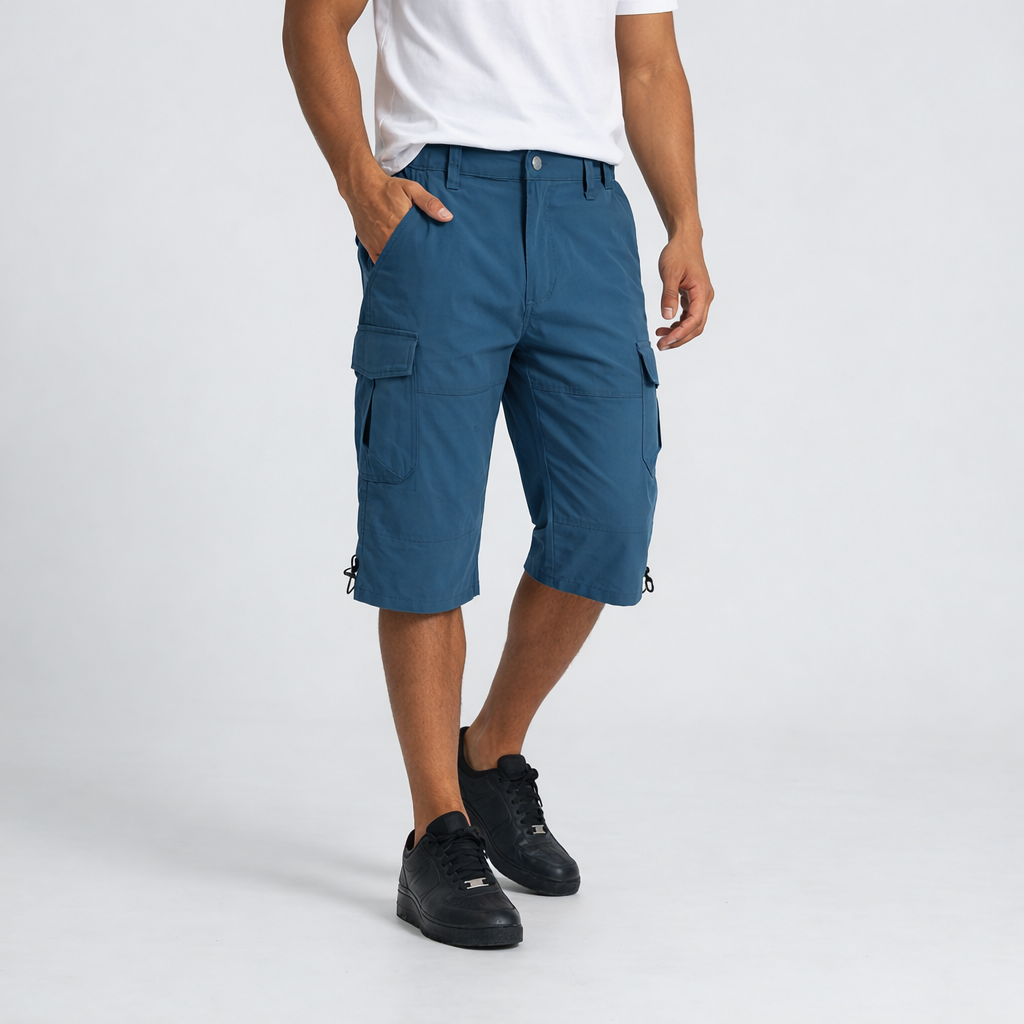 Cargoshorts til mænd med flere lommer