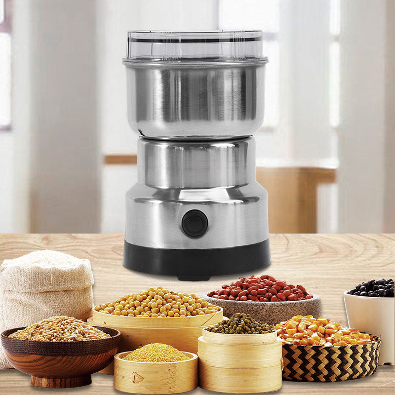Multifunctional portable grinder – Fast one-touch grinder for coffee, herbs, and spices