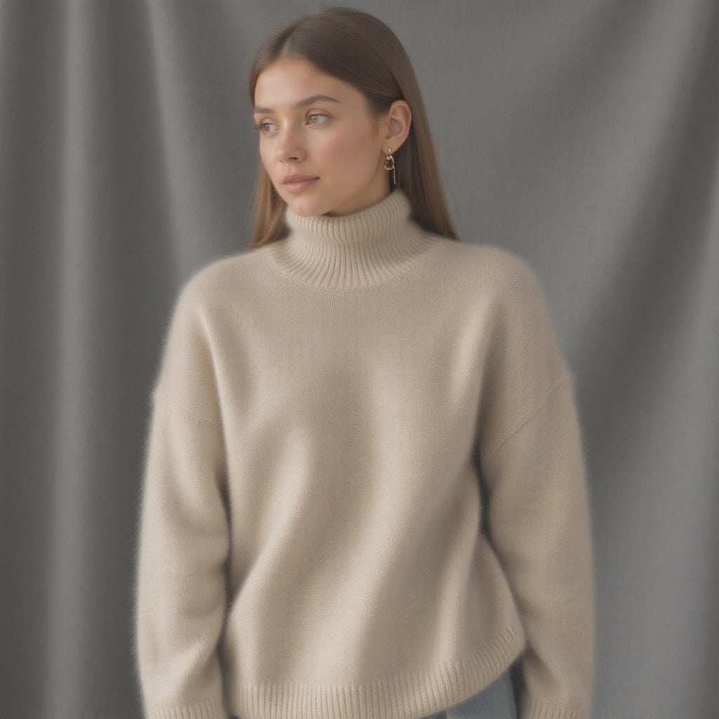 Sydney Oversize-rullekravestrik i kashmir – blød, varm a elegantní