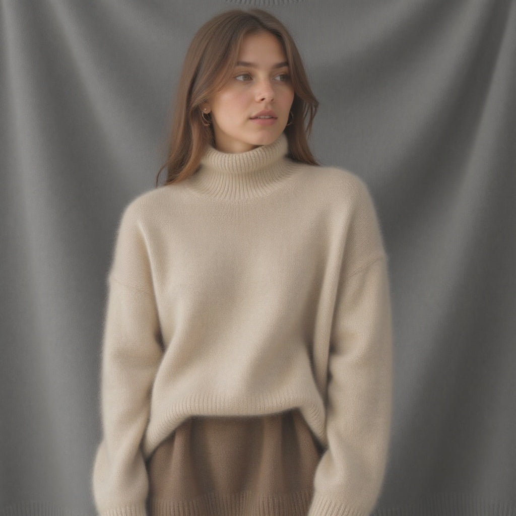 Sydney Oversize-rullekravestrik i kashmir – blød, varm a elegantní