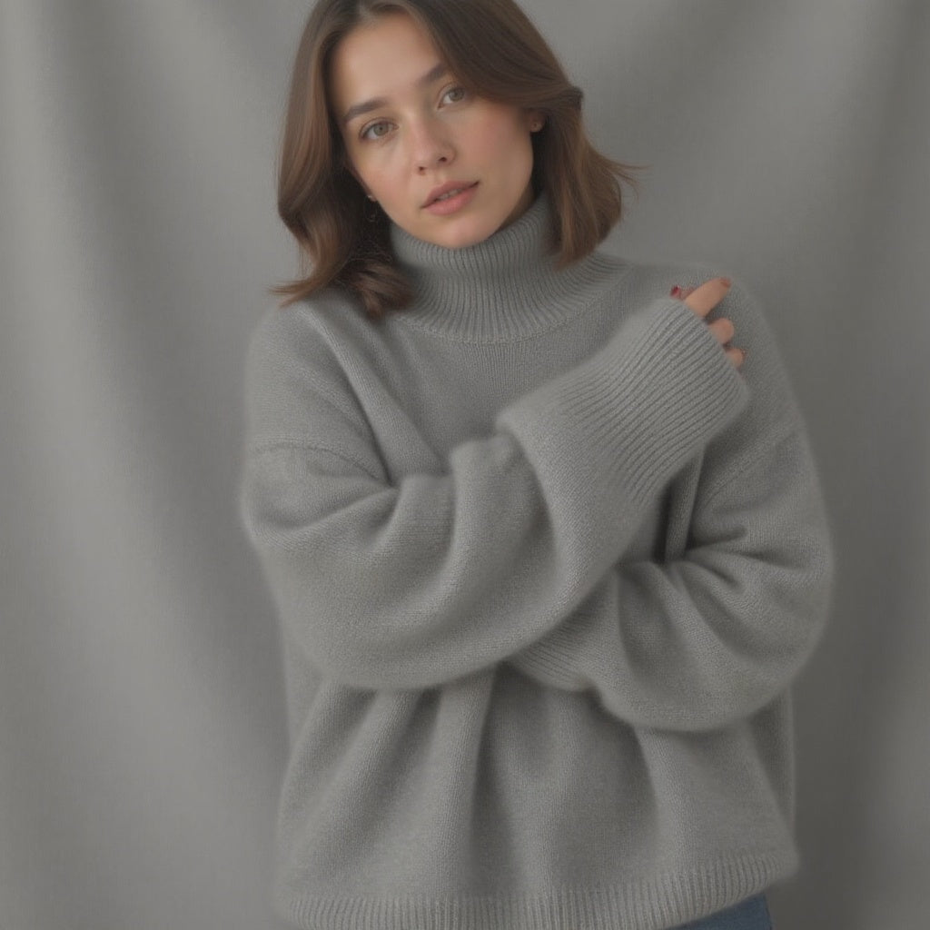 Sydney Oversize-rullekravestrik i kashmir – blød, varm a elegantní