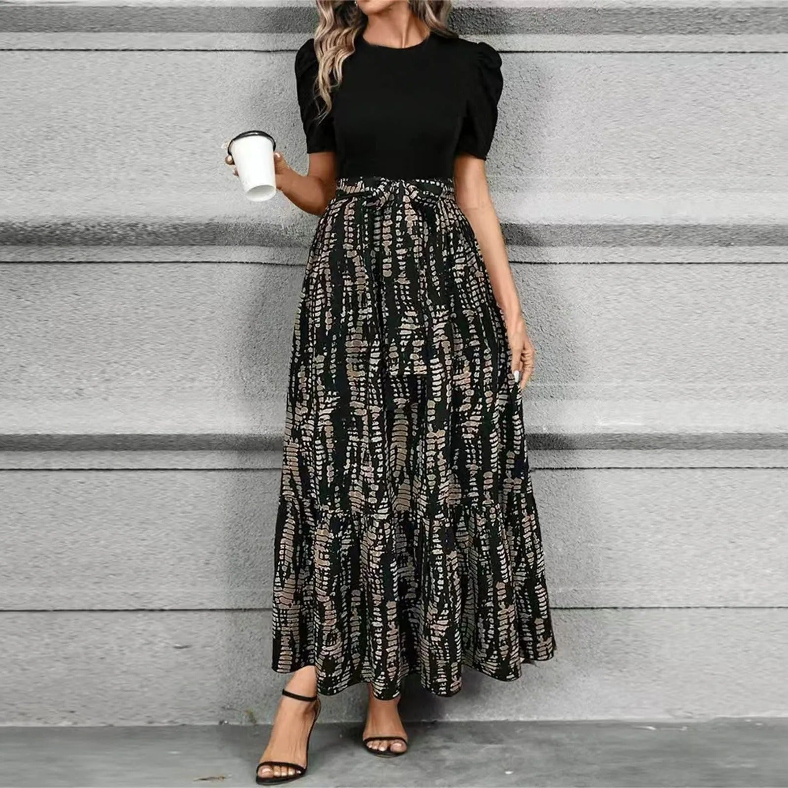 Hannah - Elegancka sukienka maxi