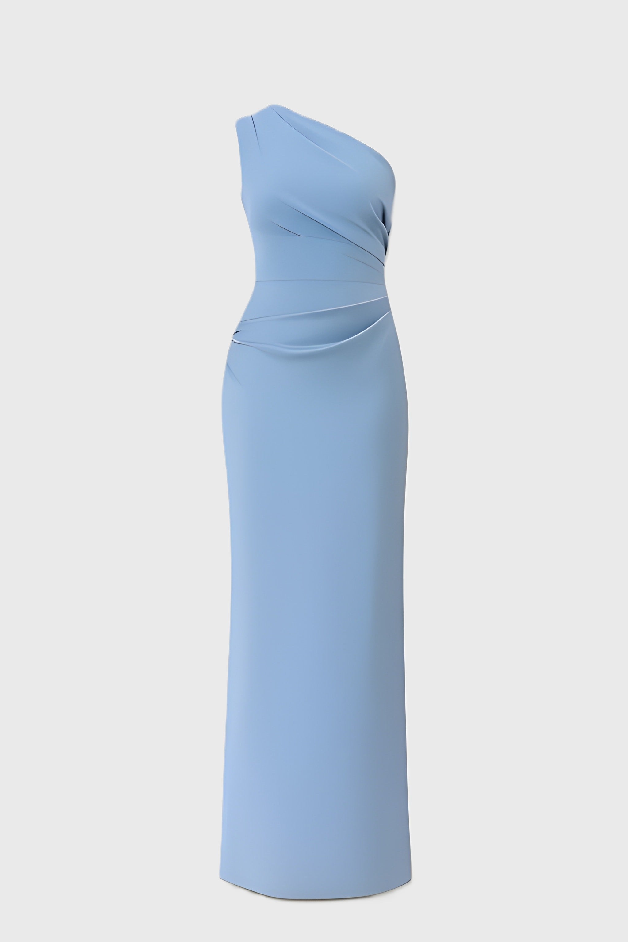 Ein-Schulter-Maxikleid mit elegantem Schnitt